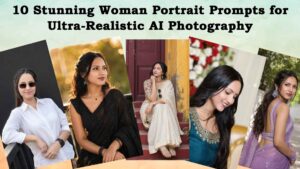 10 Stunning Woman Portrait Prompts for Ultra-Realistic AI Photography