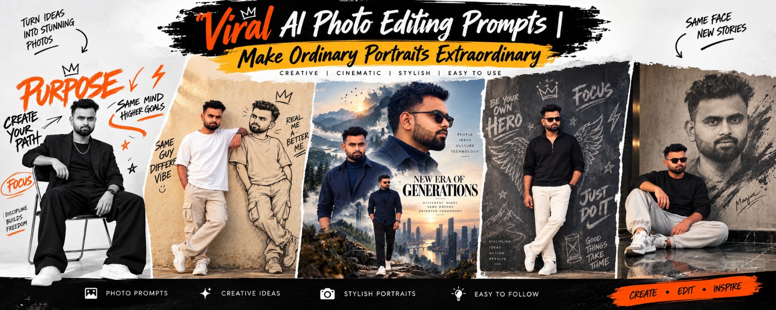 Viral AI Photo Editing Prompts | Make Ordinary Portraits Extraordinary